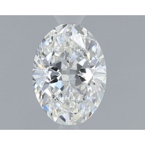 0.50 Carat F-VS1 Oval Natural Diamond Certified By GIA