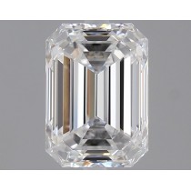 1.90 Carat D-VVS2 Emerald Cut Natural Diamond