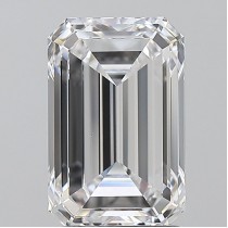 2.51 Carat D-VS1 Emerald Cut Natural Diamond Certified By GIA