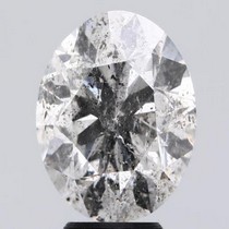 3.56 Carat F-I1 Round Natural Diamond