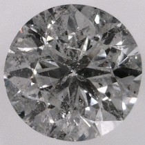 0.90 Carat F-SI3 Round Natural Diamond
