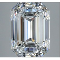 3.01 Carat G-VVS2 Emerald Cut Natural Diamond