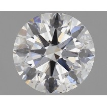 1.61 Carat D-SI2 Round Natural Diamond