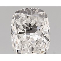 Lab Created 1.21 Carat D-VVS1 Cushion Cut Diamond