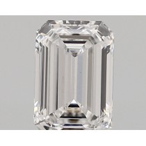 Lab Created 1.08 Carat D-VVS2 Emerald Cut Diamond