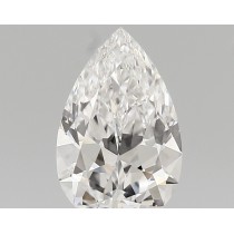 Lab Created 1.48 Carat D-VVS2 Pear Shaped Diamond