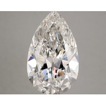 Lab Created 4.49 Carat F-VVS2 Pear Shaped Diamond Lab Created 4.49 Carat F-VVS2 Pear Shaped Diamond