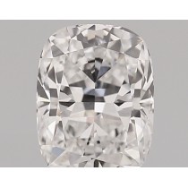 Lab Created 1.44 Carat D-VVS2 Cushion Cut Diamond