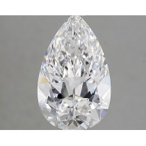 Lab Created 2.19 Carat D-VVS2 Pear Shaped Diamond