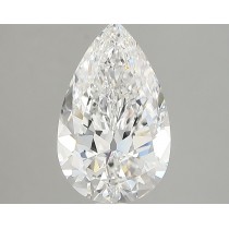 Lab Created 2.19 Carat D-VVS2 Pear Shaped Diamond