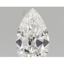 Lab Created 1.28 Carat D-VVS2 Pear Shaped Diamond