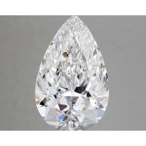 Lab Created 4.33 Carat D-VVS2 Pear Shaped Diamond