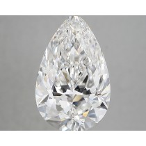 Lab Created 4.39 Carat E-VS1 Pear Shaped Diamond Lab Created 4.39 Carat E-VS1 Pear Shaped Diamond