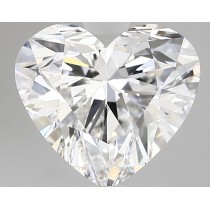 Lab Created 2.76 Carat D-VVS2 Heart Shaped Diamond Lab Created 2.76 Carat D-VVS2 Heart Shaped Diamond