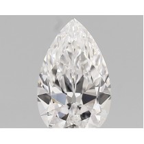 Lab Created 1.28 Carat D-VVS2 Pear Shaped Diamond