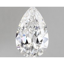 Lab Created 1.50 Carat D-VS1 Pear Shaped Diamond
