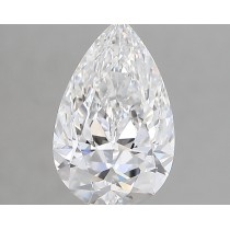 Lab Created 1.44 Carat D-VS1 Pear Shaped Diamond