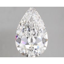 Lab Created 2.14 Carat D-VS2 Pear Shaped Diamond Lab Created 2.14 Carat D-VS2 Pear Shaped Diamond