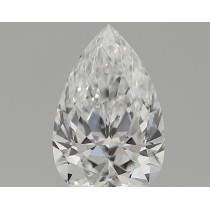 Lab Created 1.55 Carat D-VS2 Pear Shaped Diamond