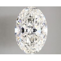 Lab Created 5.18 Carat F-VVS2 Oval Diamond