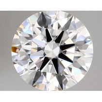 Lab Created 3.47 Carat D-VS1 Round Diamond