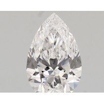 Lab Created 1.23 Carat D-VS1 Pear Shaped Diamond