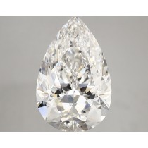 Lab Created 5.28 Carat F-VVS2 Pear Shaped Diamond Lab Created 5.28 Carat F-VVS2 Pear Shaped Diamond