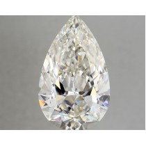 Lab Created 6.05 Carat G-VVS2 Pear Shaped Diamond