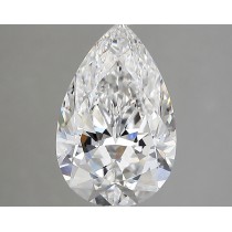 Lab Created 2.78 Carat D-VVS2 Pear Shaped Diamond Lab Created 2.78 Carat D-VVS2 Pear Shaped Diamond