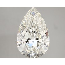 Lab Created 4.17 Carat G-VVS2 Pear Shaped Diamond Lab Created 4.17 Carat G-VVS2 Pear Shaped Diamond