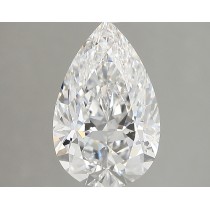 Lab Created 2.41 Carat D-VS2 Pear Shaped Diamond