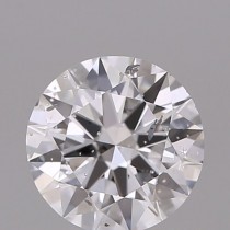 0.70 Carat D-I1 Round Natural Diamond