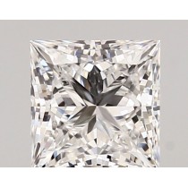 Lab Created 1.22 Carat D-VVS2 Princess Cut Diamond
