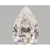 Lab Created 1.24 Carat D-VVS1 Pear Shaped Diamond