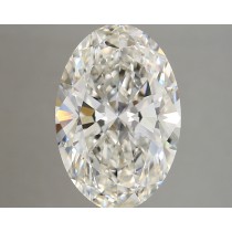 Lab Created 5.50 Carat G-VS1 Oval Diamond