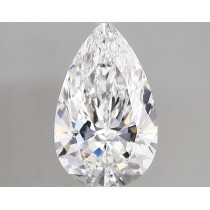 Lab Created 2.19 Carat D-VS1 Pear Shaped Diamond
