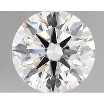 Lab Created 2.19 Carat D-VVS2 Round Diamond