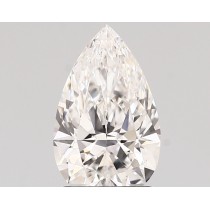 Lab Created 1.29 Carat D-VS1 Pear Shaped Diamond