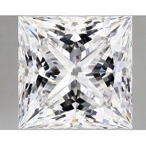 Lab Created 4.70 Carat E-VS1 Princess Cut Diamond