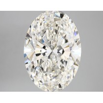 Lab Created 5.48 Carat G-VS1 Oval Diamond