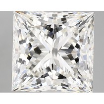 Lab Created 4.41 Carat G-VVS2 Princess Cut Diamond Lab Created 4.41 Carat G-VVS2 Princess Cut Diamond