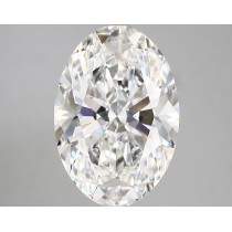 Lab Created 5.18 Carat E-VVS2 Oval Diamond