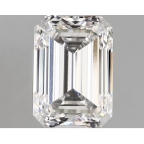 Lab Created 2.00 Carat E-VS1 Emerald Cut Diamond