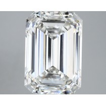 Lab Created 6.10 Carat F-VVS2 Emerald Cut Diamond