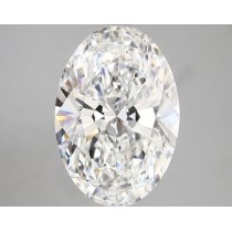 Lab Created 5.38 Carat D-VS1 Oval Diamond