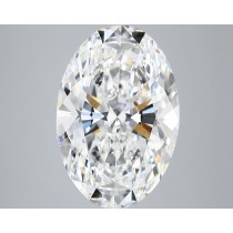 Lab Created 7.02 Carat E-VVS2 Oval Diamond