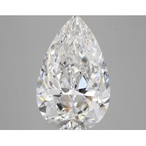 Lab Created 5.03 Carat E-VVS2 Pear Shaped Diamond Lab Created 5.03 Carat E-VVS2 Pear Shaped Diamond