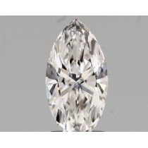 Lab Created 1.36 Carat D-VVS2 Marquise Cut Diamond