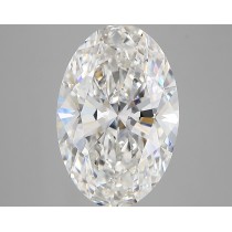 Lab Created 5.33 Carat F-VS1 Oval Diamond Lab Created 5.33 Carat F-VS1 Oval Diamond