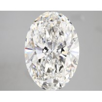 Lab Created 5.28 Carat F-VVS2 Oval Diamond